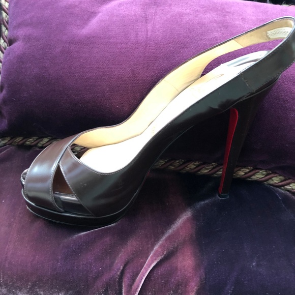 Louboutin Sling Back Pumps - Picture 6 of 8